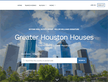 Tablet Screenshot of greaterhoustonhouses.com